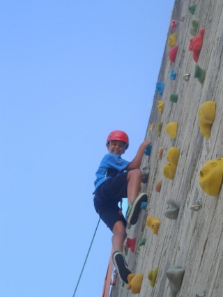 Llegando a la cima